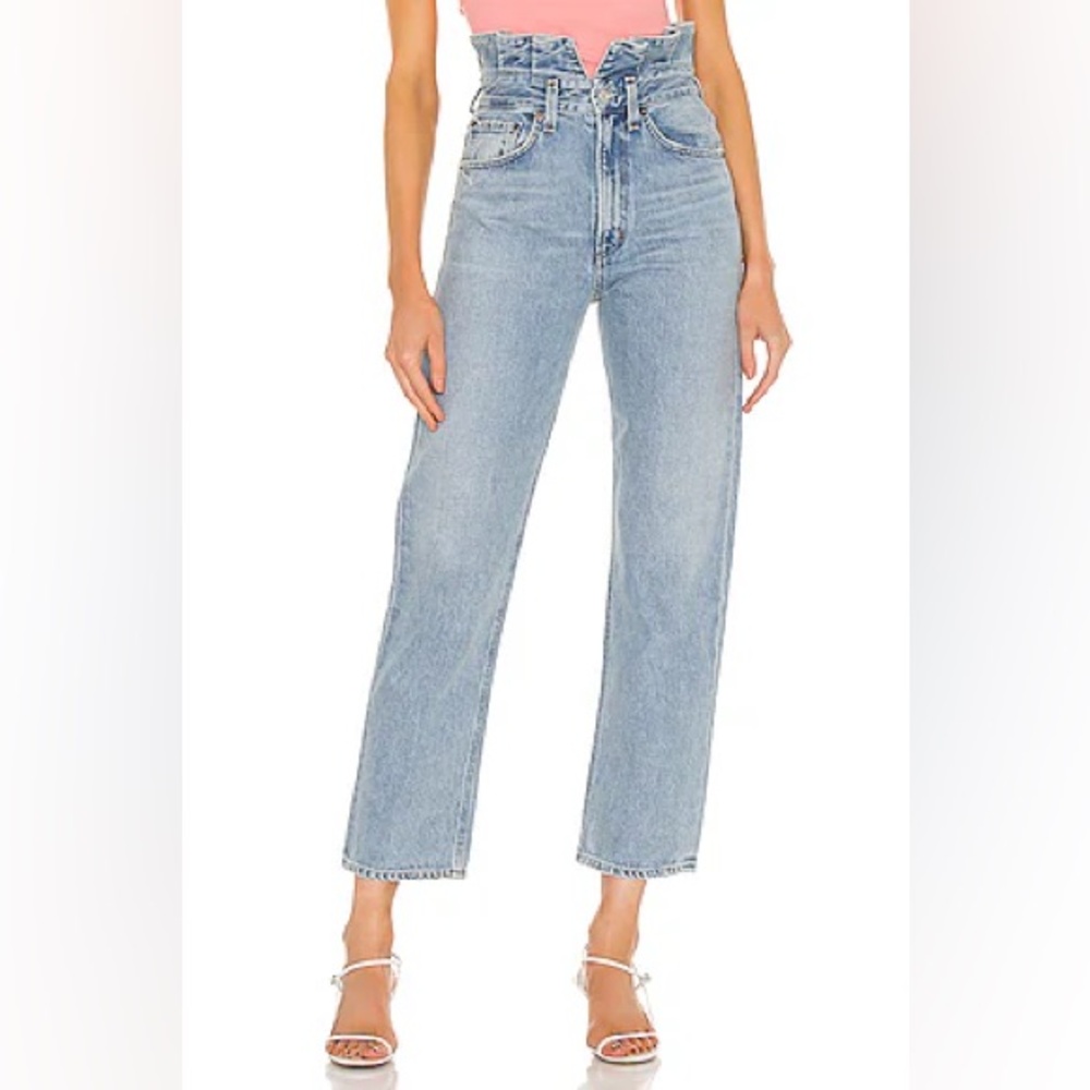 Agolde Lettuce Waistband Denim Jeans